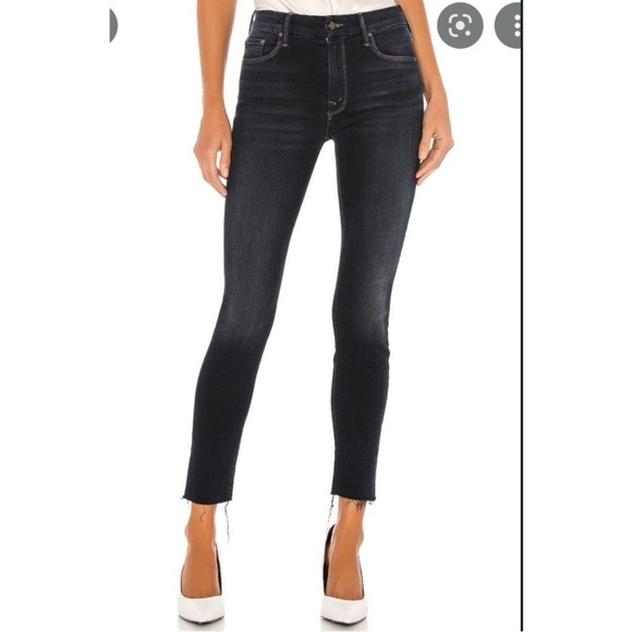MOTHER The Looker Crop Jeans Coffee Tea or Me Size 27 - Picture 2 of 9